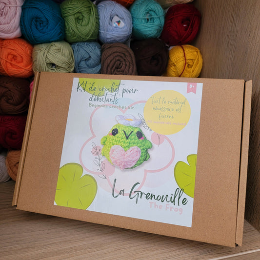 Kit de crochet pour débutant - La grenouille